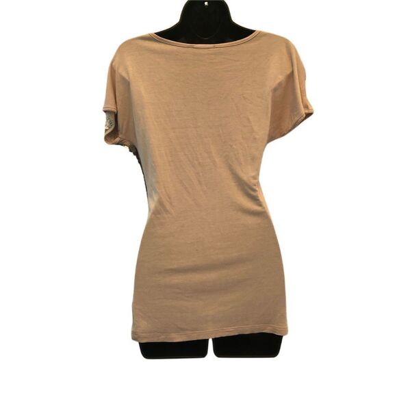 FENN WRIGHT MANSON Tan Sequin Detailed Blouse - size small - Picture 3 of 5